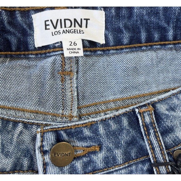 Anthropologie EVIDNT Los Angeles Malibu Girlfriend Jeans Size 26 Distressed - Picture 3 of 11